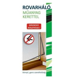   JKH Rovarháló műanyag kerettel mágneses 130 x 150 cm fehér 8911455