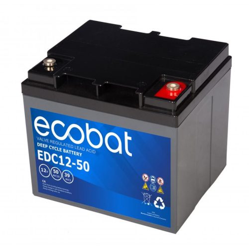 Ecobat gondozásmentes akkumulátor 12V 50Ah EDC 12731020265