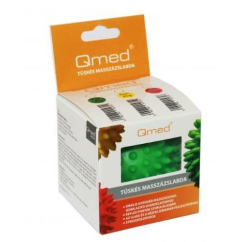 QMED Tüskés masszázslabda zöld 930181