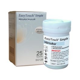   Vércukor tesztcsík Wellmed Simple vércukormérő készülékhez 25db-os