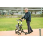 MOBIAK Rollátor ACTION BLACK nagy teherbírású ultra könnyű 0803610 11.0.5904.00