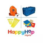 HAPPYHOP 9017 Narancs Mini Kastély Castle Bouncer ugrálóvár légvár