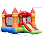 HAPPYHOP 9017 Narancs Mini Kastély Castle Bouncer ugrálóvár légvár