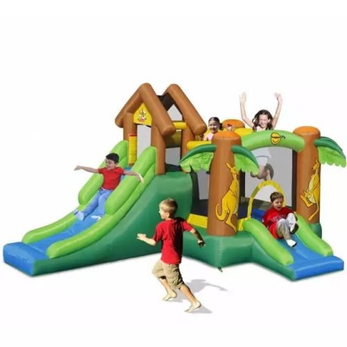 HAPPYHOP 9071 Forest Bouncer Dzsungel Erdei Világ - The Happy Hopper ugrálóvár légvár
