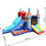 HAPPYHOP 9322 Fortress Bouncer Activity Play Center ugrálóvár - otthoni légvár
