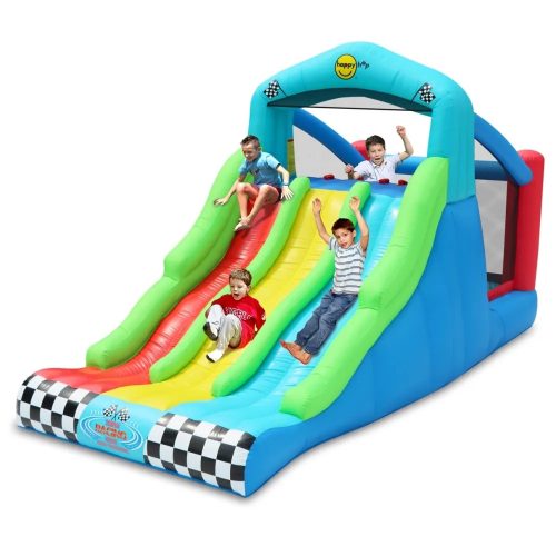 HAPPY HOP 9774 Triple Racing Slide - Tripla hullám csúszdás légvár