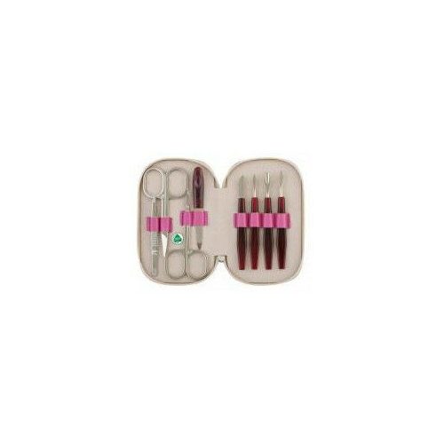 DUP HANY , 8 darabos pink manikűr szett - 2304-01-305