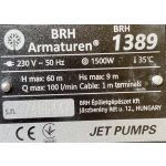 BRH JET típusú, önfelszívó locsolószivattyú, telj.: 1500W, csatl.:5/4'-1' - BRH-1389