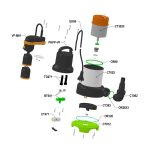 Elpumps szennyvíz szivattyú CT-3274 VF - CT 3274 VF