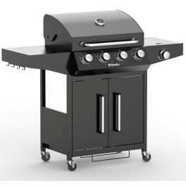   Riwall RGG 41 gázüzemű grillsütő 15 kW, 4+1 gázégővel (XL csomag) - GB01A2401114B_hu