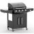 Riwall RGG 41 gázüzemű grillsütő 15 kW, 4+1 gázégővel (XL csomag) - GB01A2401114B_hu