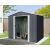 Riwall RMSA 6x8 fém kerti tároló 2,4 x 1,7 m nyeregtetővel - SD-X0608-H170C-A