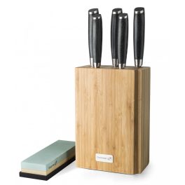   G21 Damascus késszett (5 db) bambusztartóval + ajándék csiszolókővel 6002216
