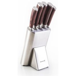   G21 Gourmet Steely 5 db-os kés szett rozsdamentes acél tartóval NB-P2125