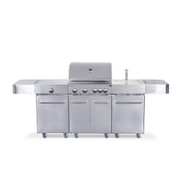   G21 Arizona BBQ Premium Line gázgrill 6 égőfej + ajándék nyomáscsökkentő 6390330