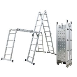   G21 GA-SZ-4x4-4,6M többfunkciós alumínium létra alumínium + dobogó 6390463