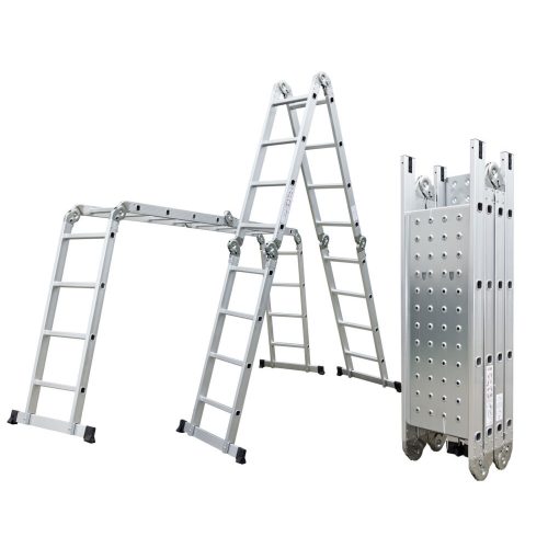 G21 GA-SZ-4x4-4,6M többfunkciós alumínium létra alumínium + dobogó 6390463
