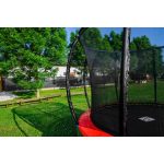 G21 SpaceJump trambulin védőhalóval 305cm létrával piros 69042680