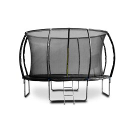   G21 SpaceJump trambulin védőhalóval 366cm létrával fekete 6904269