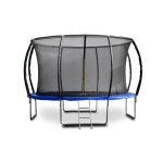 G21 SpaceJump trambulin védőhalóval 366cm létrával kék 69042691