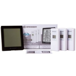   Bresser Temeo Hygro Quadro időjárás állomás fekete 73257