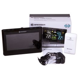 Bresser színes kijelzős időjárás állomás fekete 73276