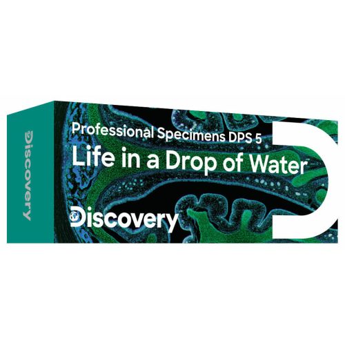 Discovery Prof DPS 5 mikropreparátum mintakészlet. „Élet egy csepp vízben” 78412