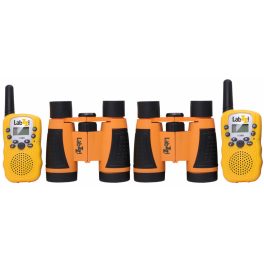   Levenhuk LabZZ WTT10 narancssárga walkie-talkie és kétszemes távcső készlet 79671