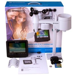   Bresser 5in1 Wi-fi-kompatibilis színes kijelzős időjárás állomás 73261