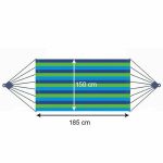 Kétszemélyes függőágy piros HOP1000120-1
