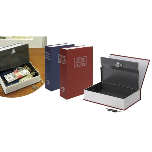 Könyv alakú biztonsági doboz bordó HOP1000291-2