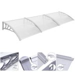 Műanyag előtető 90x300cm fehér HOP1000696-5