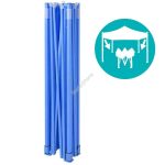 Összecsukható kerti pavilon 2,9x2,9m piros HOP1000712-2