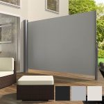 Kihúzható árnyékoló fal 160x300cm sötét szürke HOP1000719-4