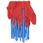 Összecsukható kerti pavilon 2,9x5,7m piros HOP1000737-2