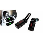 Autós Fm transzmitter dupla töltővel bluetooth-al HOP1000767