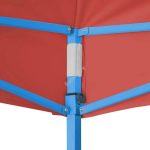 Összecsukható kerti pavilon hordtáskával 2,9x4,25m piros HOP1000808-2