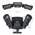 Két ágú szolár LED lámpa mozgásérzékelővel HOP1000842-1