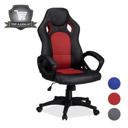   Gamer forgószék Basic színes háttámla szürke HOP1000870-1