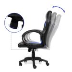 Gamer forgószék Basic színes háttámla piros HOP1000870-3