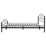 Fém ágykeret ajándék ágyráccsal 200x160cm-es fehér HOP1000897-2