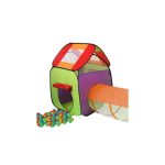 Játszósátor alagúttal 200db labdával HOP1000915-1