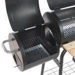 2in1 faszenes BBQ grill és smoker HOP1000928-1