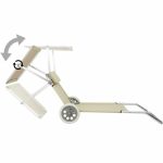 2db mobil napozó ágy árnyékolóval bézs HOP1000934-1