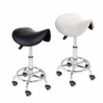 Nyerges gurulós kozmetikai szék fehér HOP1000966-2