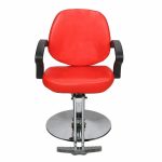 Fodrász szék állítható magassággal piros HOP1000967-2