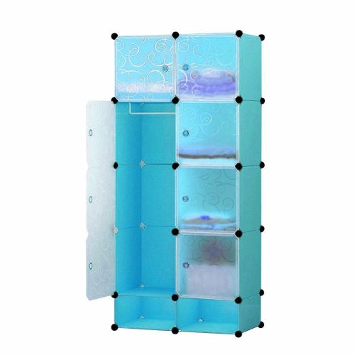 Műanyag elemes szekrény kék HOP1000976-1