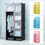 Műanyag elemes szekrény kék HOP1000976-1