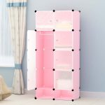 Műanyag elemes szekrény rózsaszín HOP1000976-4