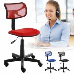 Alacsony háttámlás irodai szék fekete HOP1000997-1